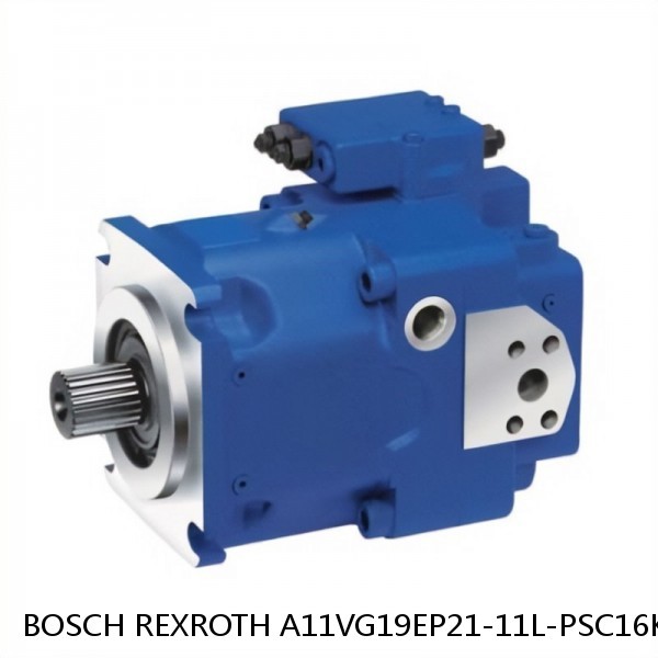 A11VG19EP21-11L-PSC16K011E-S BOSCH REXROTH A11VG Hydraulic Pumps