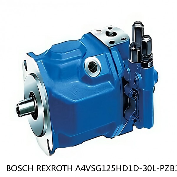 A4VSG125HD1D-30L-PZB10H009F BOSCH REXROTH A4VSG Axial Piston Variable Pump