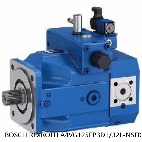 A4VG125EP3D1/32L-NSF02F071SP-S BOSCH REXROTH A4VG Variable Displacement Pumps