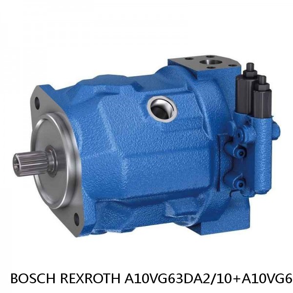 A10VG63DA2/10+A10VG63DG/1 BOSCH REXROTH A10VG Axial piston variable pump