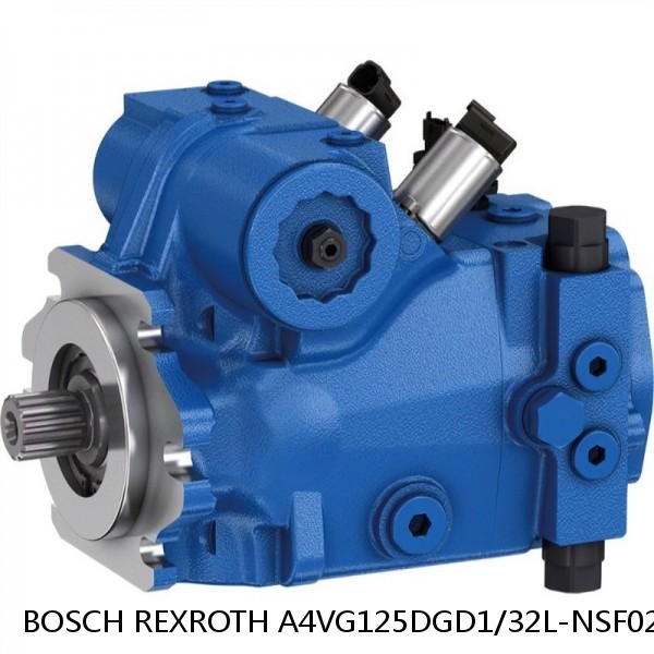 A4VG125DGD1/32L-NSF02F011S-S BOSCH REXROTH A4VG Variable Displacement Pumps