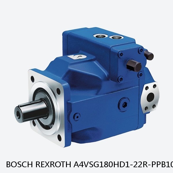 A4VSG180HD1-22R-PPB10N009N-SO1 BOSCH REXROTH A4VSG Axial Piston Variable Pump