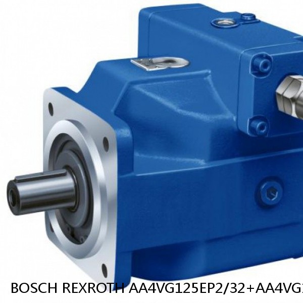 AA4VG125EP2/32+AA4VG125EP2/32 BOSCH REXROTH A4VG Variable Displacement Pumps