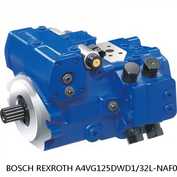 A4VG125DWD1/32L-NAF02F691D-S BOSCH REXROTH A4VG Variable Displacement Pumps #1 small image
