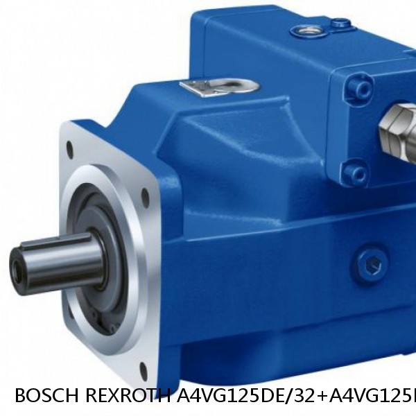 A4VG125DE/32+A4VG125DG/32 BOSCH REXROTH A4VG Variable Displacement Pumps #1 image